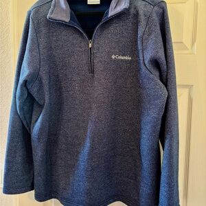 Columbia Men's Navy Zip-Up Sweater